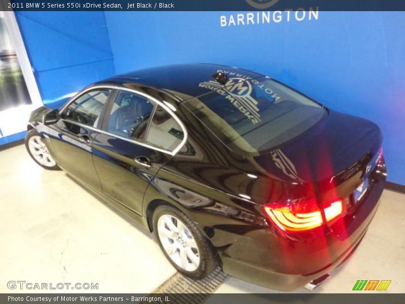 Jet Black / Black 2011 BMW 5 Series 550i xDrive Sedan