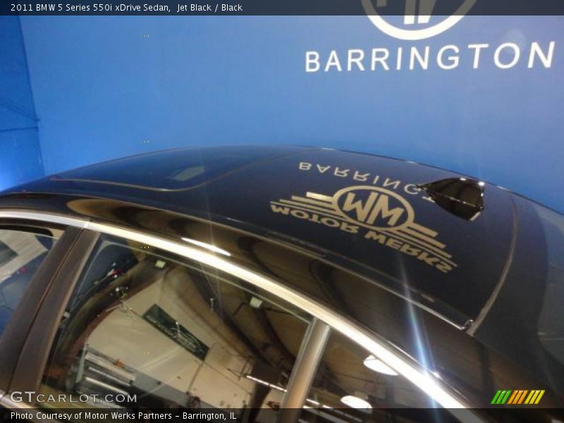 Jet Black / Black 2011 BMW 5 Series 550i xDrive Sedan