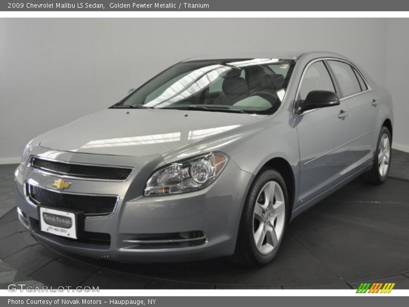 Golden Pewter Metallic / Titanium 2009 Chevrolet Malibu LS Sedan