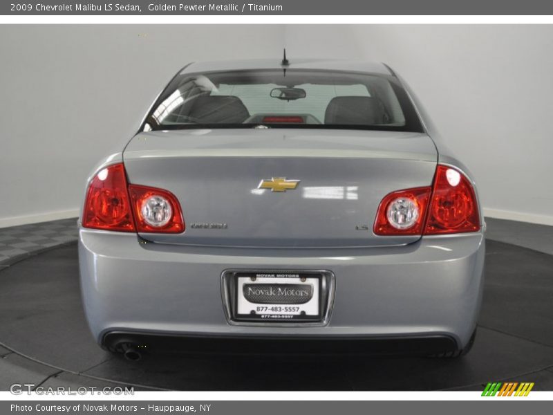 Golden Pewter Metallic / Titanium 2009 Chevrolet Malibu LS Sedan