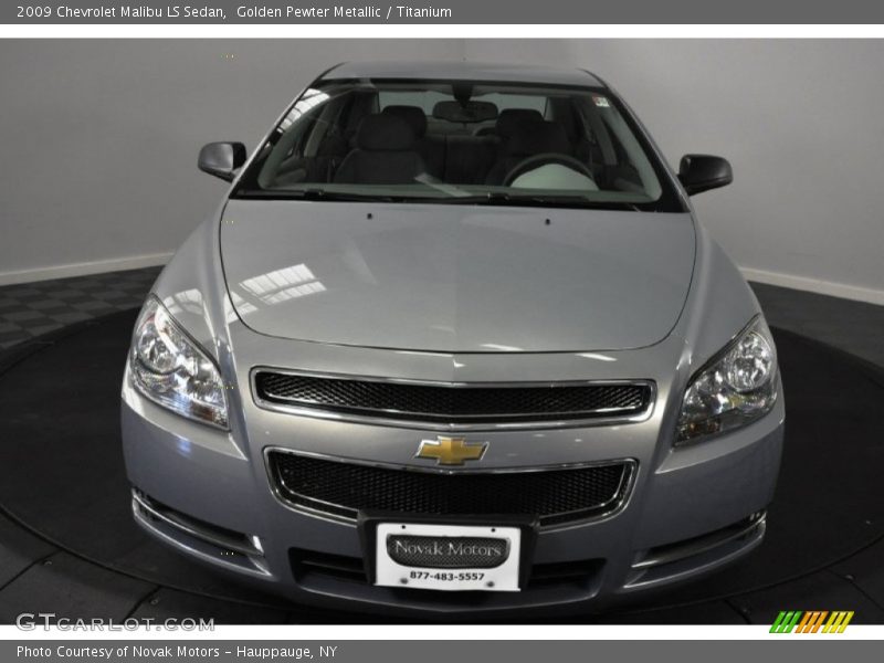 Golden Pewter Metallic / Titanium 2009 Chevrolet Malibu LS Sedan