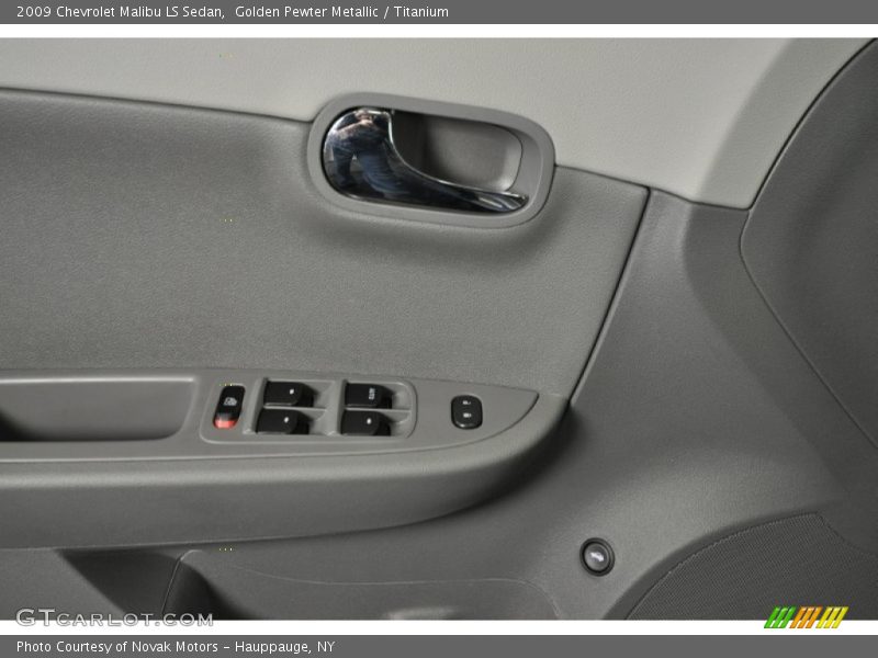 Golden Pewter Metallic / Titanium 2009 Chevrolet Malibu LS Sedan