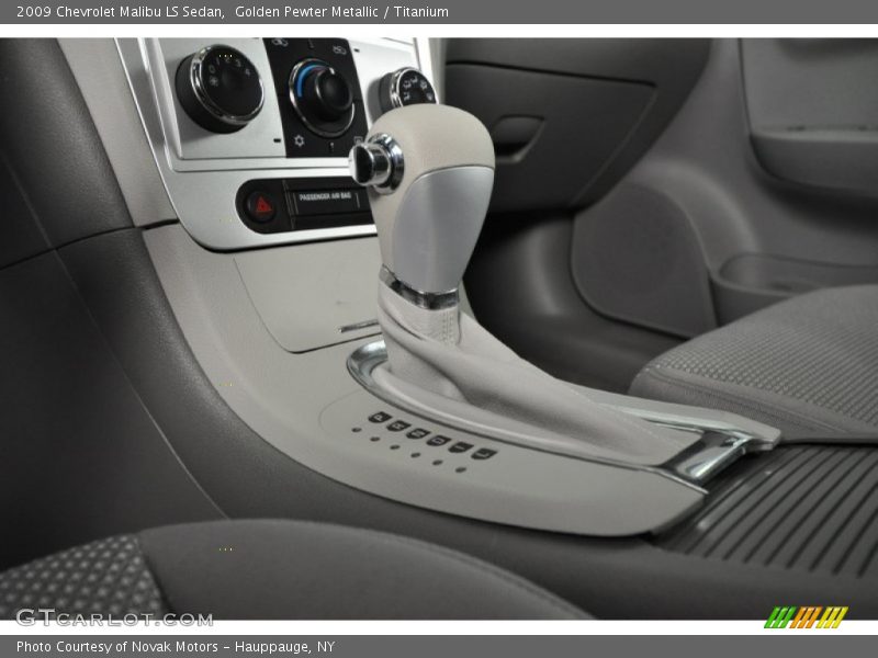Golden Pewter Metallic / Titanium 2009 Chevrolet Malibu LS Sedan