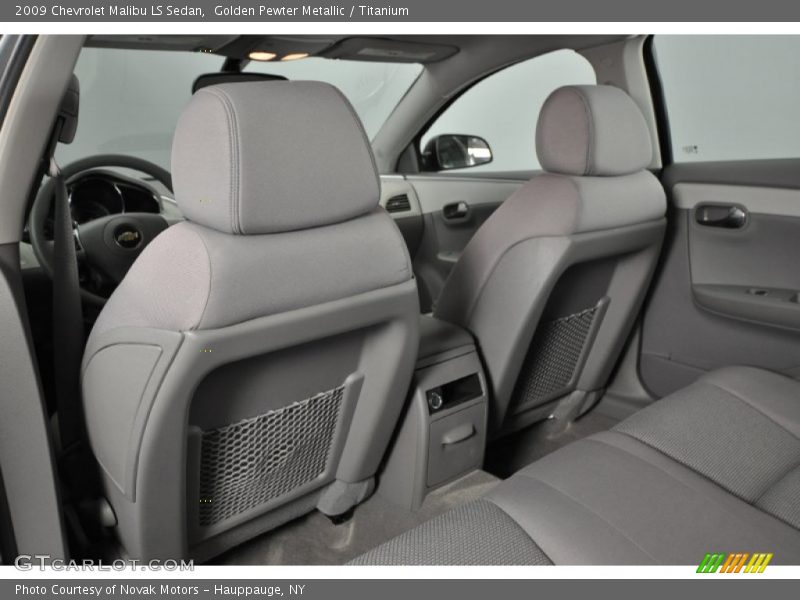 Golden Pewter Metallic / Titanium 2009 Chevrolet Malibu LS Sedan