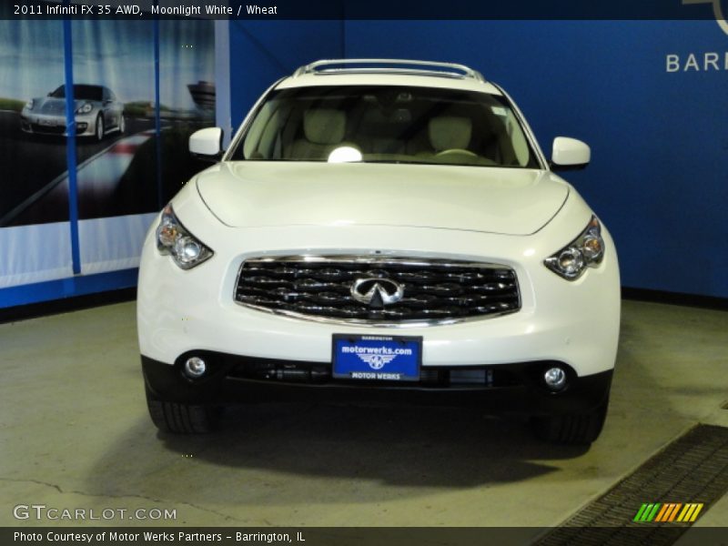 Moonlight White / Wheat 2011 Infiniti FX 35 AWD