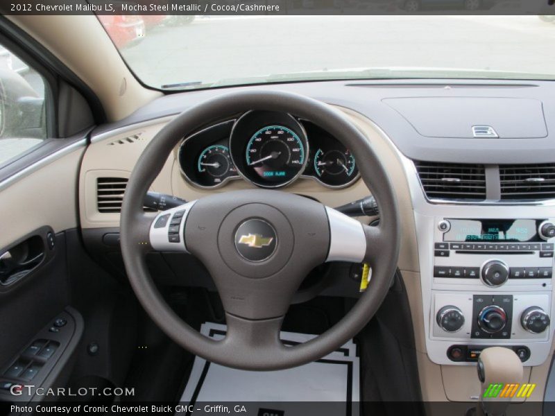 Mocha Steel Metallic / Cocoa/Cashmere 2012 Chevrolet Malibu LS