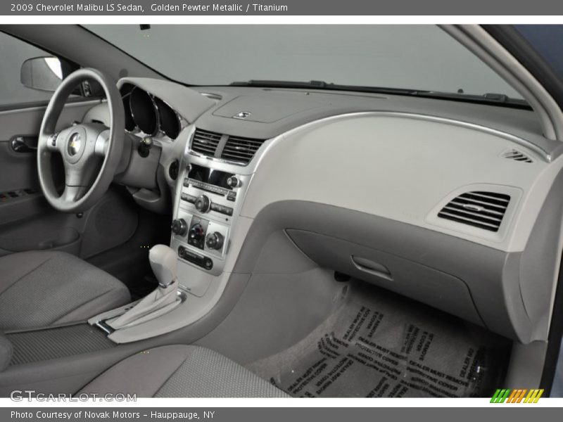 Golden Pewter Metallic / Titanium 2009 Chevrolet Malibu LS Sedan