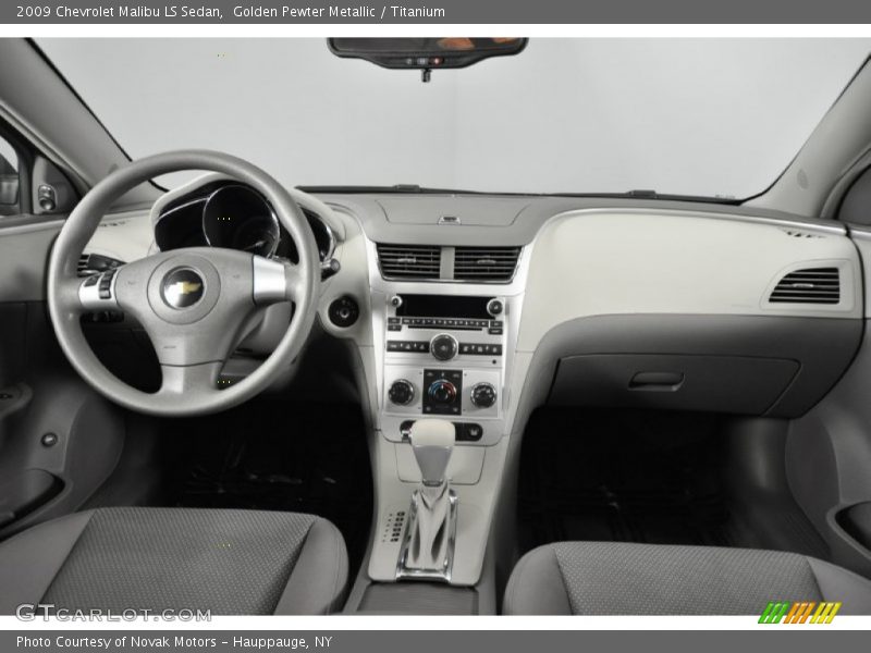 Golden Pewter Metallic / Titanium 2009 Chevrolet Malibu LS Sedan
