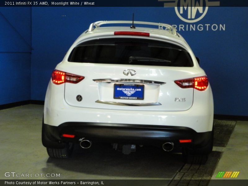 Moonlight White / Wheat 2011 Infiniti FX 35 AWD