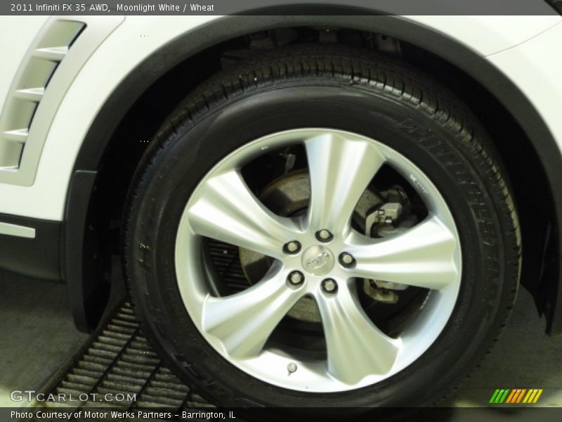 Moonlight White / Wheat 2011 Infiniti FX 35 AWD