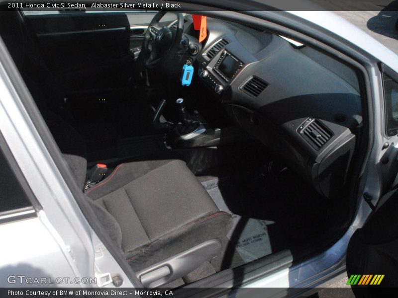 Alabaster Silver Metallic / Black 2011 Honda Civic Si Sedan