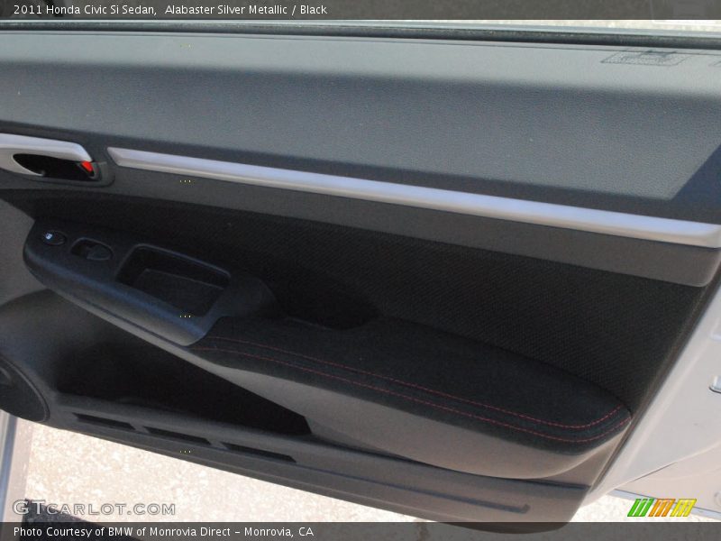 Alabaster Silver Metallic / Black 2011 Honda Civic Si Sedan