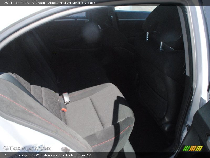 Alabaster Silver Metallic / Black 2011 Honda Civic Si Sedan