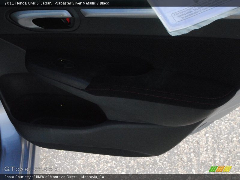 Alabaster Silver Metallic / Black 2011 Honda Civic Si Sedan