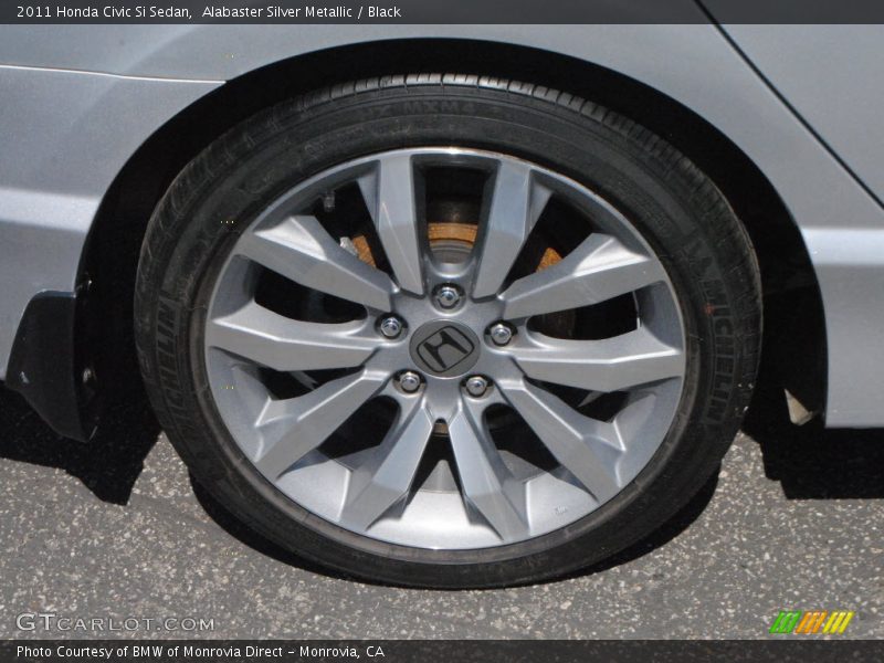 Alabaster Silver Metallic / Black 2011 Honda Civic Si Sedan
