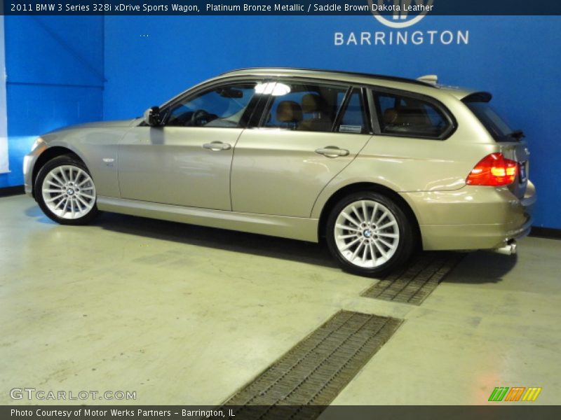 Platinum Bronze Metallic / Saddle Brown Dakota Leather 2011 BMW 3 Series 328i xDrive Sports Wagon