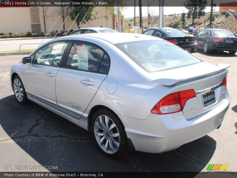 Alabaster Silver Metallic / Black 2011 Honda Civic Si Sedan