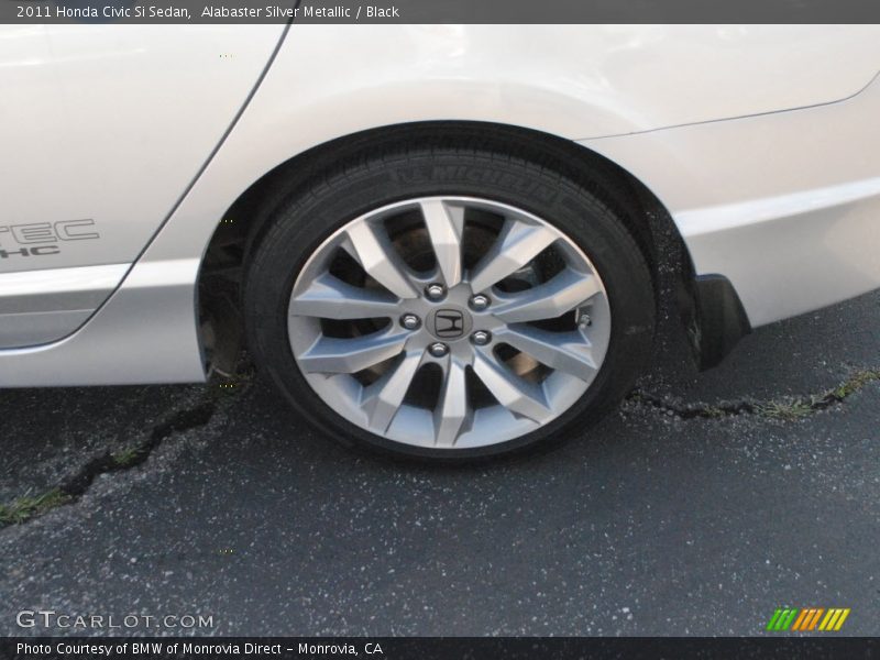 Alabaster Silver Metallic / Black 2011 Honda Civic Si Sedan