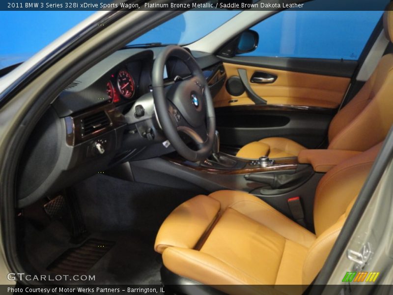  2011 3 Series 328i xDrive Sports Wagon Saddle Brown Dakota Leather Interior