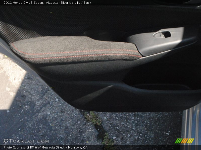 Alabaster Silver Metallic / Black 2011 Honda Civic Si Sedan