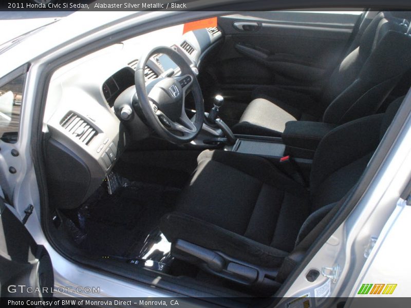 Alabaster Silver Metallic / Black 2011 Honda Civic Si Sedan