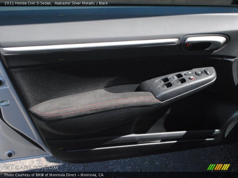 Alabaster Silver Metallic / Black 2011 Honda Civic Si Sedan