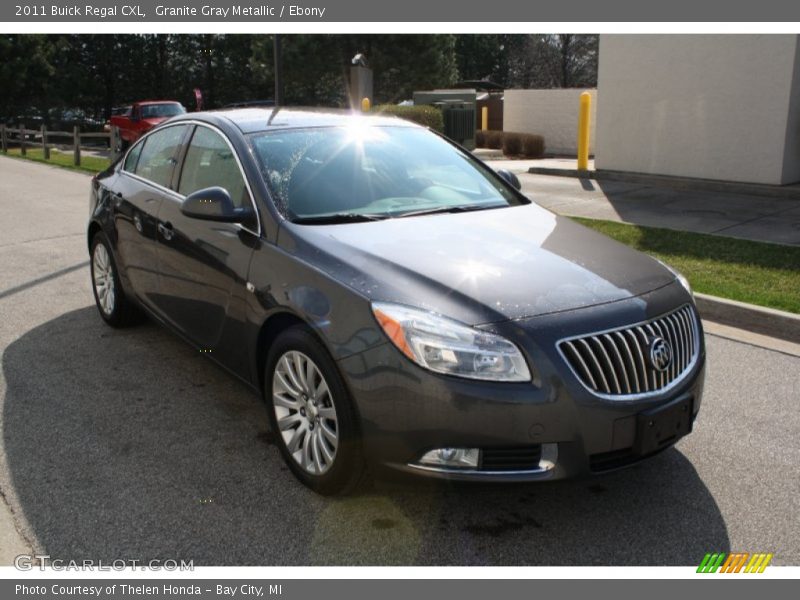 Granite Gray Metallic / Ebony 2011 Buick Regal CXL