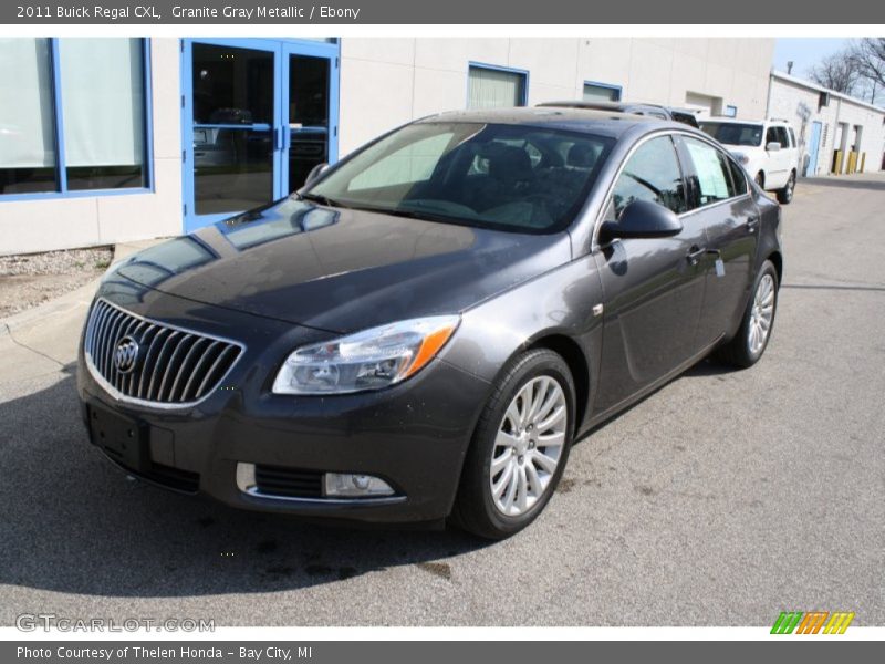 Granite Gray Metallic / Ebony 2011 Buick Regal CXL