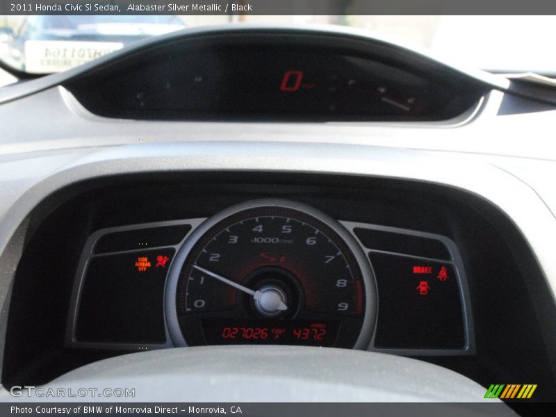  2011 Civic Si Sedan Si Sedan Gauges