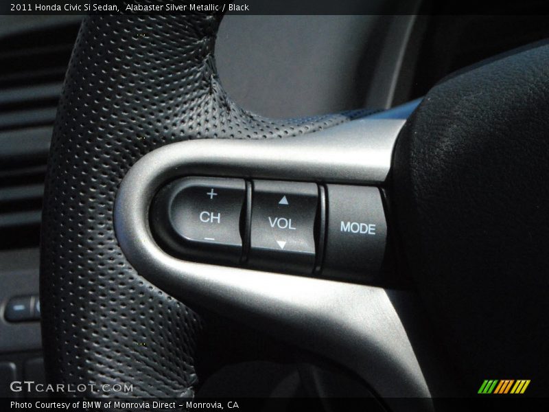 Alabaster Silver Metallic / Black 2011 Honda Civic Si Sedan