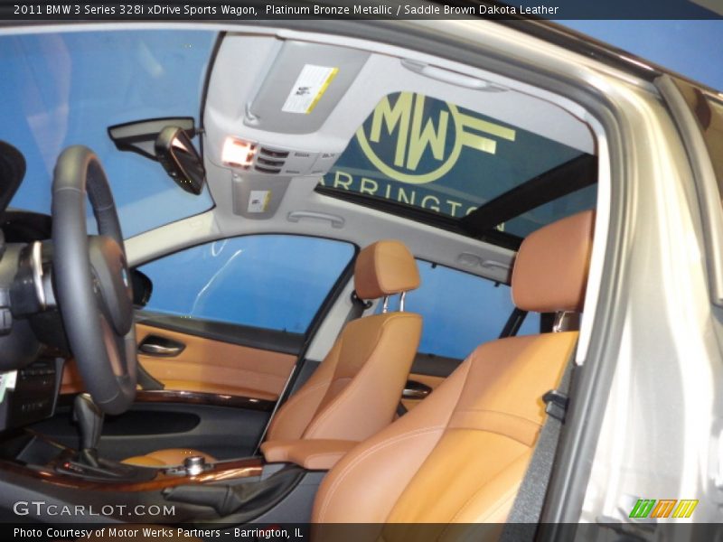 Platinum Bronze Metallic / Saddle Brown Dakota Leather 2011 BMW 3 Series 328i xDrive Sports Wagon