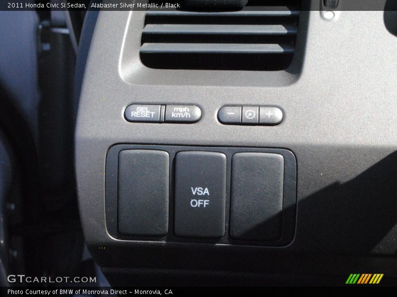 Alabaster Silver Metallic / Black 2011 Honda Civic Si Sedan