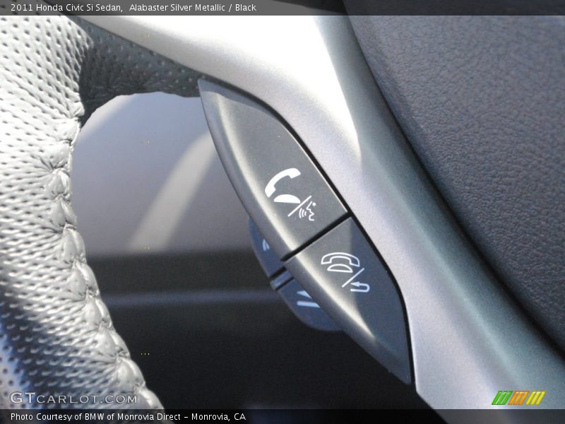 Alabaster Silver Metallic / Black 2011 Honda Civic Si Sedan