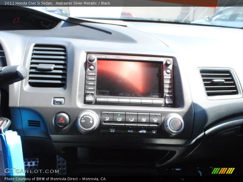 Alabaster Silver Metallic / Black 2011 Honda Civic Si Sedan