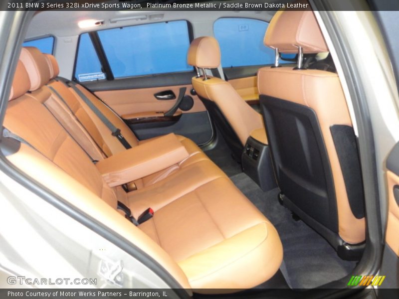 Rear Seat of 2011 3 Series 328i xDrive Sports Wagon