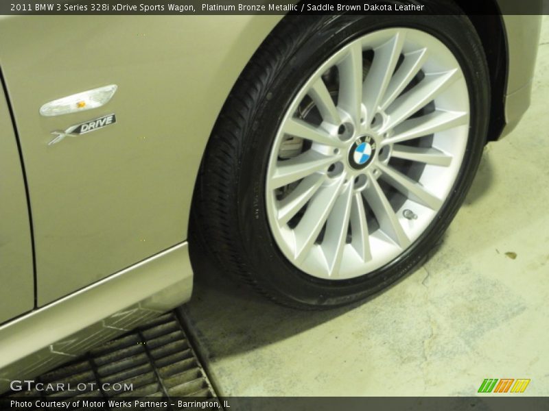 Platinum Bronze Metallic / Saddle Brown Dakota Leather 2011 BMW 3 Series 328i xDrive Sports Wagon