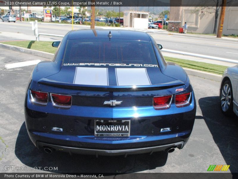 Imperial Blue Metallic / Black 2010 Chevrolet Camaro LT/RS Coupe