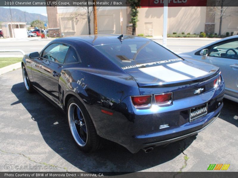 Imperial Blue Metallic / Black 2010 Chevrolet Camaro LT/RS Coupe