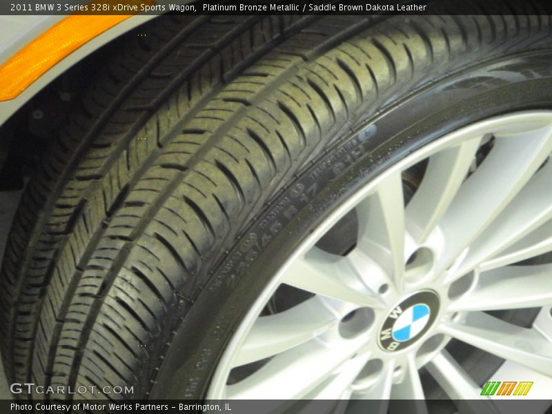 Platinum Bronze Metallic / Saddle Brown Dakota Leather 2011 BMW 3 Series 328i xDrive Sports Wagon