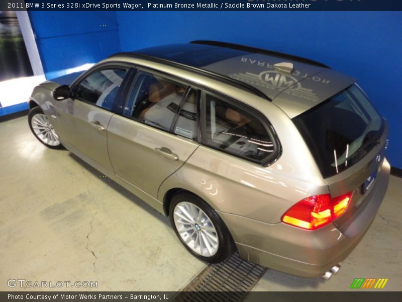 Platinum Bronze Metallic / Saddle Brown Dakota Leather 2011 BMW 3 Series 328i xDrive Sports Wagon