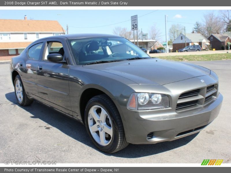 Dark Titanium Metallic / Dark Slate Gray 2008 Dodge Charger SXT AWD