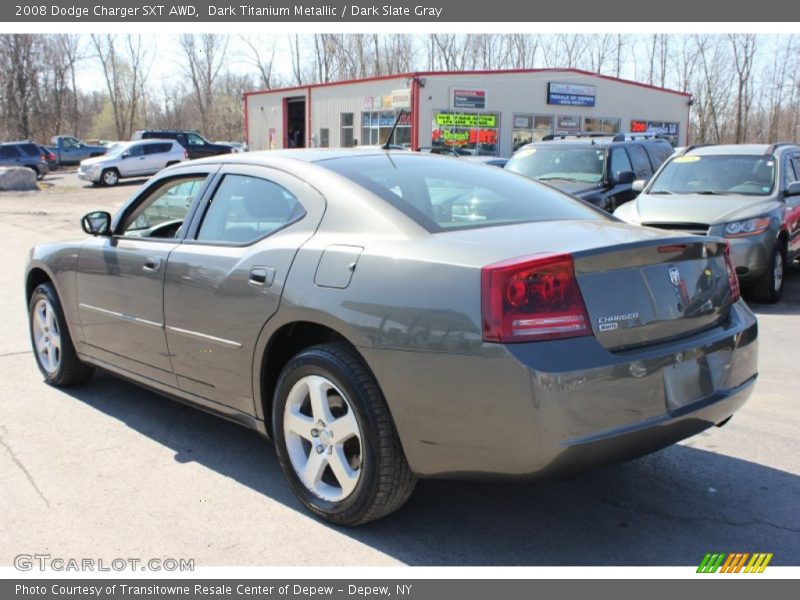 Dark Titanium Metallic / Dark Slate Gray 2008 Dodge Charger SXT AWD