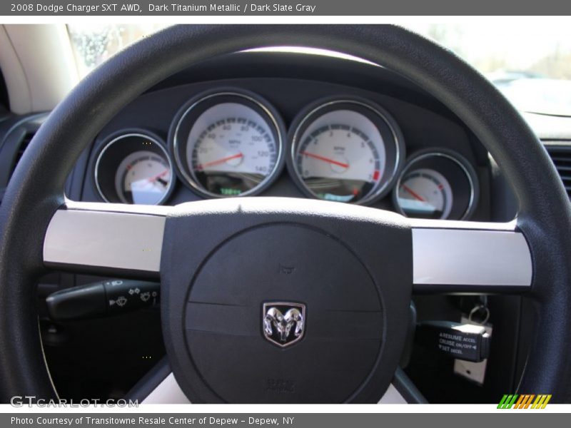 Dark Titanium Metallic / Dark Slate Gray 2008 Dodge Charger SXT AWD