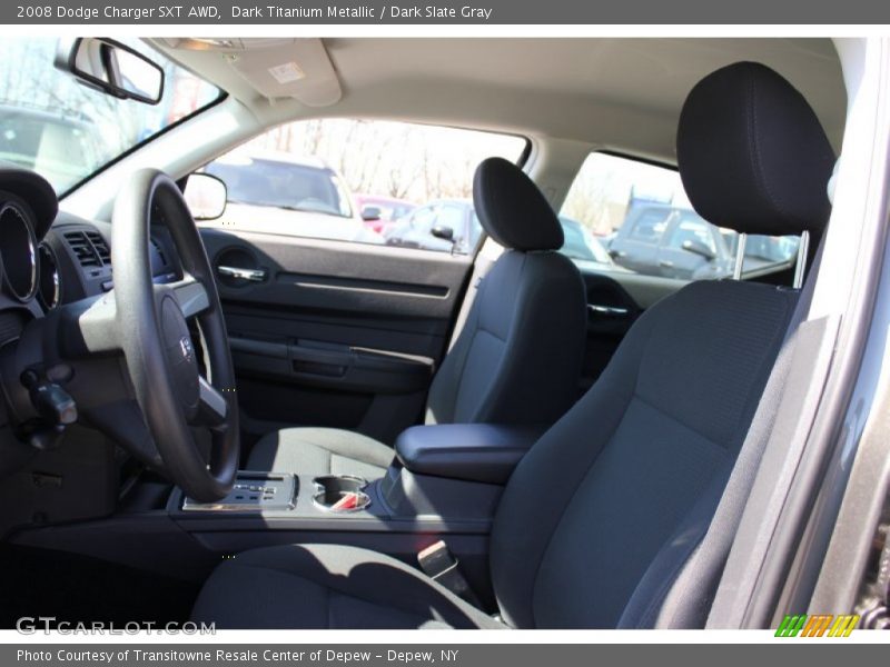 Dark Titanium Metallic / Dark Slate Gray 2008 Dodge Charger SXT AWD