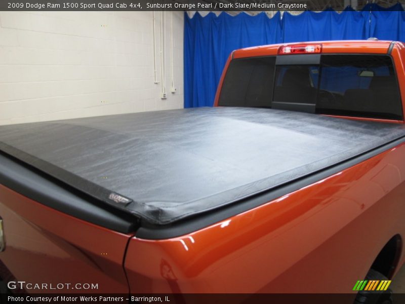 Sunburst Orange Pearl / Dark Slate/Medium Graystone 2009 Dodge Ram 1500 Sport Quad Cab 4x4
