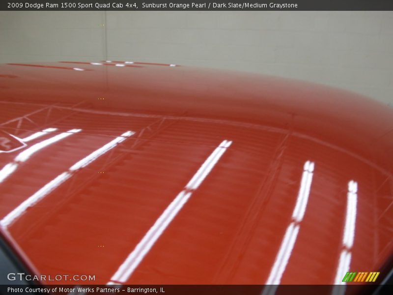 Sunburst Orange Pearl / Dark Slate/Medium Graystone 2009 Dodge Ram 1500 Sport Quad Cab 4x4