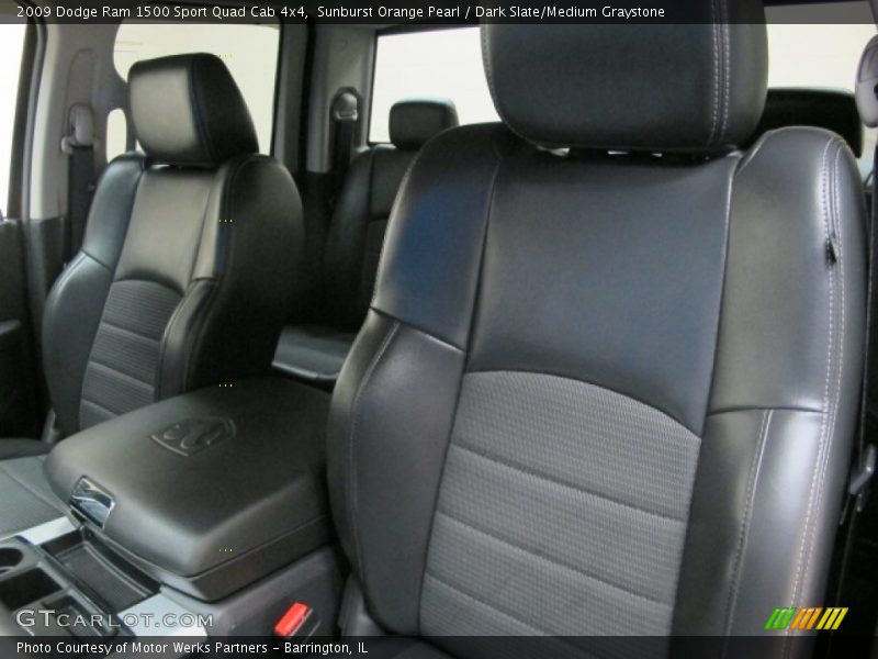 Sunburst Orange Pearl / Dark Slate/Medium Graystone 2009 Dodge Ram 1500 Sport Quad Cab 4x4