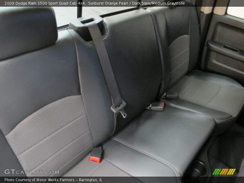 Sunburst Orange Pearl / Dark Slate/Medium Graystone 2009 Dodge Ram 1500 Sport Quad Cab 4x4