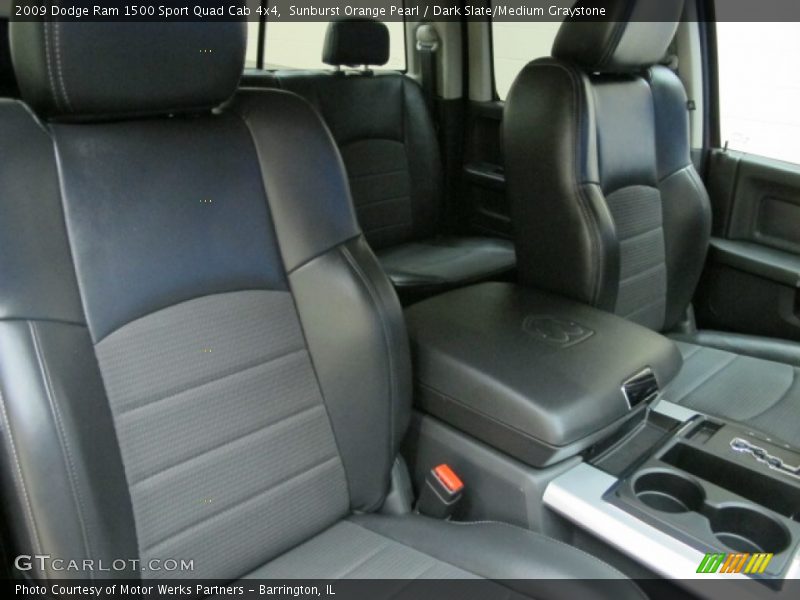 Sunburst Orange Pearl / Dark Slate/Medium Graystone 2009 Dodge Ram 1500 Sport Quad Cab 4x4