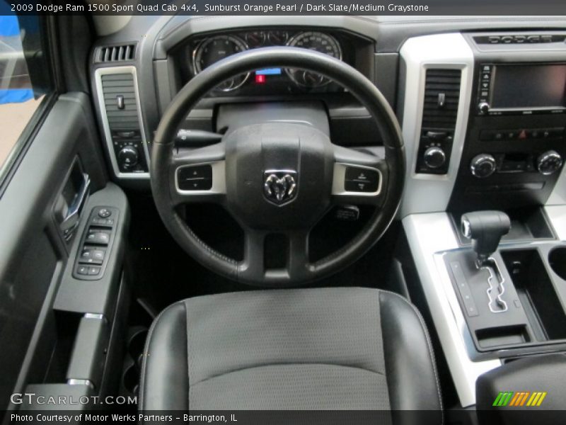  2009 Ram 1500 Sport Quad Cab 4x4 Steering Wheel